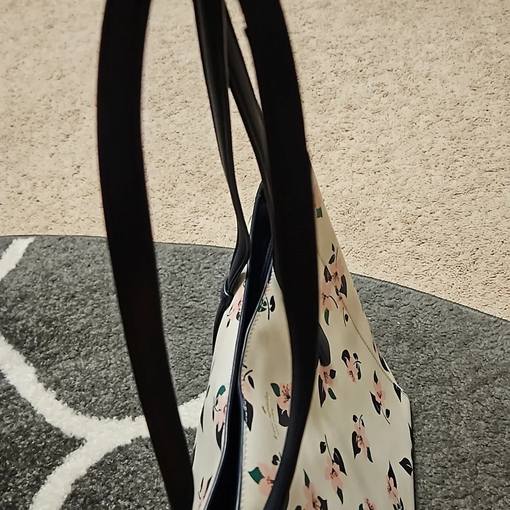 Kate Spade Floral Tote Bag - Cream and Black - Picture 12 of 16